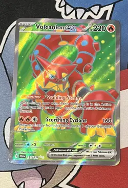 Volcanion ex 171/159 Ultra Rare Holo Journey Together Pokemon TCG - Image 2