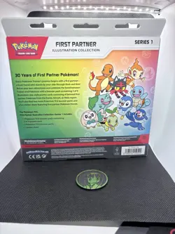 Pokemon First Partner Illustration Series 1 Box 2022 Promo Booster Sticker - Image 2
