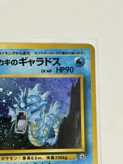 Pokemon Japanese Giovannis Gyarados Swirl Holo Challenge Darkness Gym No. 130 NM - Image 3