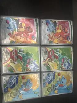 Pokemon 2026 First Partner Illustration Collection Series 1 037- 039 NM - Image 1