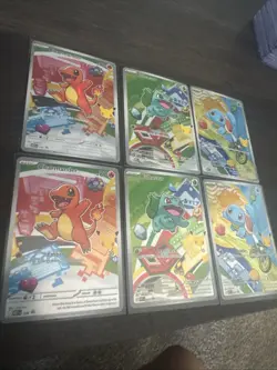 Pokemon 2026 First Partner Illustration Collection Series 1 037- 039 NM - Image 3