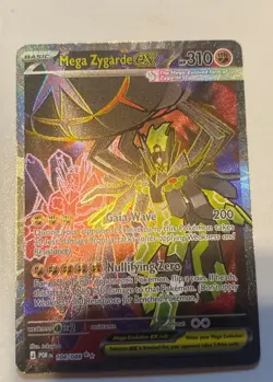 Mega Zygarde ex 104/088 - Full Art Ultra Rare - Pokemon TCG: Perfect Order - NM - Image 1