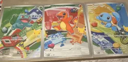 Pokemon First Partner Illustration Collection Kanto Trio - Image 1