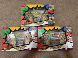 3 Pokemon TCG Ascended Heroes Premium Poster Collection Mega Lucario & Gardevoir - Image 1