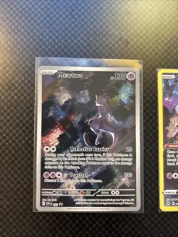 Pokemon TCG Mewtwo SVP 052 Scarlet Violet 151 Black Star Promo - Image 1