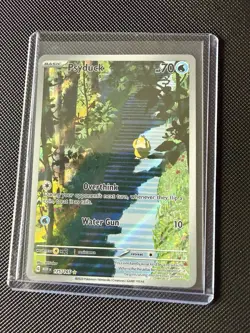 2023 Pokemon TCG Scarlet Violet 151 PSYDUCK 175/165 ILLUSTRATION RARE IR HOLO - Image 3