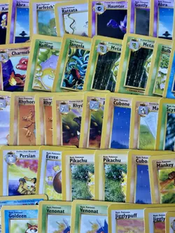Pokemon Vintage Lot Of Base Set & Jungle Cards w/ Holo Machamp 1st Edition - Image 3