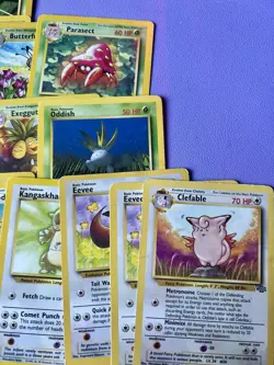 Pokemon Vintage Lot Of Base Set & Jungle Cards w/ Holo Machamp 1st Edition - Image 5