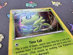 Pokemon TCG Celebi XY187 Cosmos Holo XY BlackStar Promo 2017 Mythical Collection - Image 1