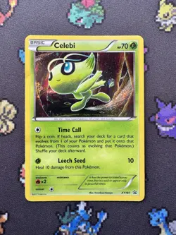 Pokemon TCG Celebi XY187 Cosmos Holo XY BlackStar Promo 2017 Mythical Collection - Image 2