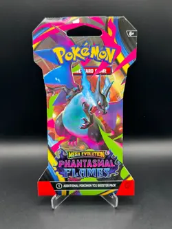 Pokemon Mega Evolutions Phantasma Flames Factory Sealed Booster Pack - Charizard - Image 1