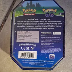 Pokemon TCG Pokemon GO Snorlax Tin Box Promo Booster Sealed English 2022 - Image 2