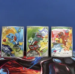 Pokemon 2026 First Partner Illustration Collection Series 1 037- 039 NM - Image 1
