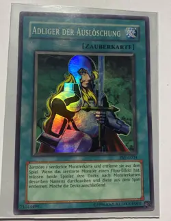 Yu-Gi-Oh Super Rare PSV-G034 Holo UL unbespielte Karte Adliger der Ausloschung - Image 1