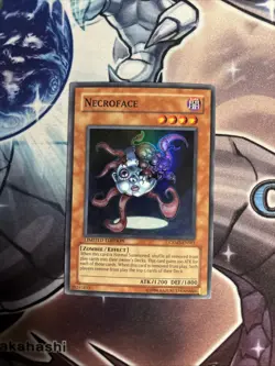(VHL) Necroface CRMS-ENSE1 Yugioh TCG Super Rare LP (1) - Image 1