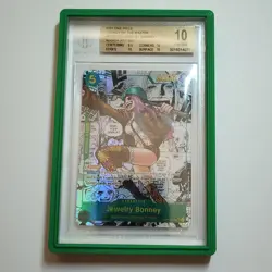BGS10 Pristine - JEWELRY BONNEY MANGA ART One Piece OP-12 #118 SEC - Image 1