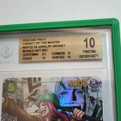 BGS10 Pristine - JEWELRY BONNEY MANGA ART One Piece OP-12 #118 SEC - Image 2