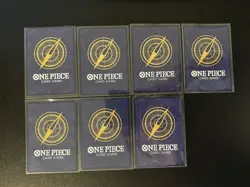 Bandai One Piece Card Game 7 Character Card Lot - Super Rare, Sabo, Shanks, Luf… - Image 2