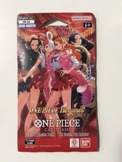 (HEAVY)🔥One Piece Heroines Edition EB 03 Sleeved Booster Pack (Factory Sealed) - Image 2