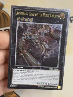 Artorigus, King of The Noble Knights CBLZ-EN086 Ultimate Rare 1st Edition NM EU - Image 2
