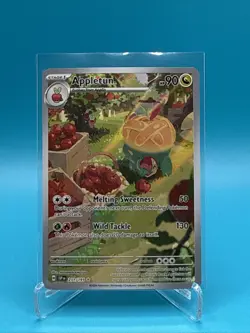 Pokemon TCG Appletun 211/191 Surging Sparks Illustration Rare Card - Image 1