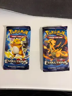 Pokemon TCG XY Evolutions Booster Pack 10 Cards Sealed - Image 1