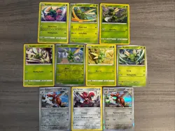 Scyther Scizor Pokemon Card Collection Lot Of 10 With Holo And Reverse Holos - Image 2