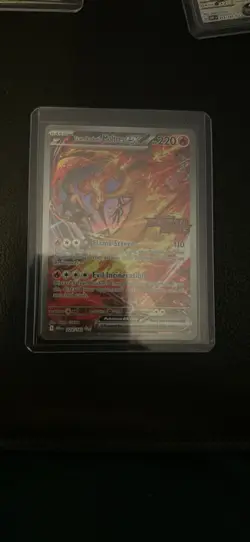 Pokemon TCG Team Rockets Moltres EX Card 229/182 Destined Rivals - Image 1