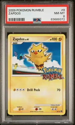 Pokemon Zapdos Promo - Rumble - 8/16 - PSA 8 - Image 1