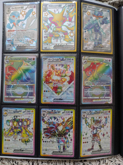 200+ Pokemon Card Binder Lot: SIR, SAR, IR, Vmax, V, AR, Rainbow, Promo, EX, etc - Image 1