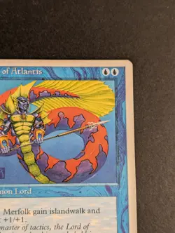 MTG Card - 1x Lord of Atlantis, Core Set Fourth Edition - 4th - MP Vintage Magic - Image 4