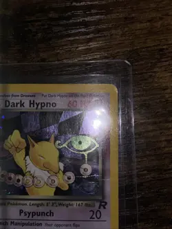 Pokemon Dark Hypno Holo Rare TCG Card 1st Edition 9/82 - Image 2