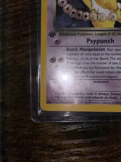 Pokemon Dark Hypno Holo Rare TCG Card 1st Edition 9/82 - Image 4