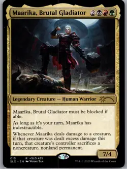Maarika, Brutal Gladiator R SLX Cards 15 NM Normal - Image 1