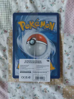 SEALED Pikachu at the Museum Oversized Promo Card - Natural History Museum - Image 2