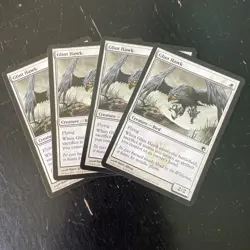 GLINT HAWK Playset 4X Scars of Mirrodin MTG Magic the Gathering - Image 1