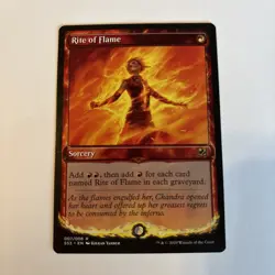 Rite of Flame LP MTG Signature Spellbook: Chandra 7 / 8 English Regular Add RR - Image 1