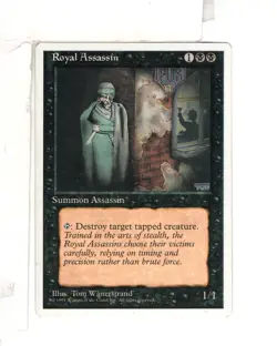 MTG SkeenAB Royal Assassin from 4th Edition. LP. - Image 1
