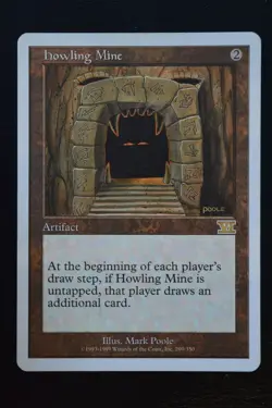 Magic The Gathering MTG HOWLING MINE Sixth Edition LP Lightly Played - Image 1