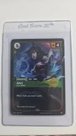Riftbound League of Legends Ahri Alluring Exclusive Launch Promo English In Hand - Image 1