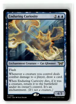 MTG Magic Enduring Curiosity Duskmourn: House of Horror 0051 NM - Image 1