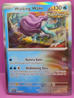 Walking Wake 063/167 Twilight Masquerade Holo Pokemon Card - Image 1