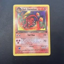 Dark Charmeleon 1st Edition 32/82 Team Rocket Set Pokemon Card WOTC 2000 - Image 1