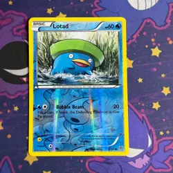 Pokemon TCG Lotad Black and White Plasma Storm 29/135 Reverse Holo Common LP - Image 1