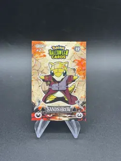 Pokemon Sandshrew Cosplay Holo Collectoons Halloween Card 22 Peru US Seller - Image 1