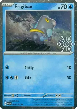 Frigibax - 058/193 - Holo Promo (2024 Holiday Calendar) (IN PACKAGE) TCG Pokemon - Image 1