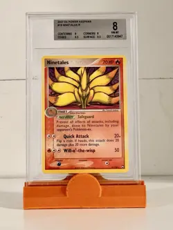 2007 EX Power keepers Ninetales Rare #19 Bgs 8 - Image 1