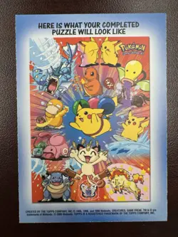 2000 Topps Pokemon TV Rattata #19 Stick-Ons Sticker 9 of 10 LP - Image 2