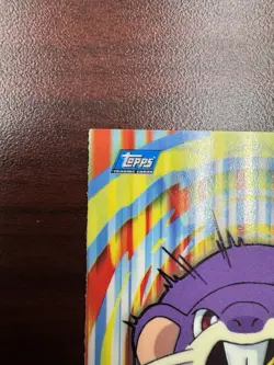 2000 Topps Pokemon TV Rattata #19 Stick-Ons Sticker 9 of 10 LP - Image 3