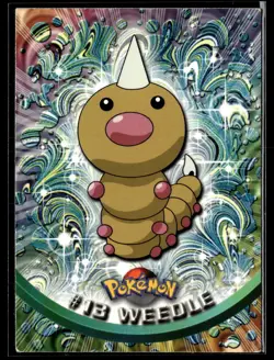 #18 Weedle Pokemon 1999 Topps TV - Image 1